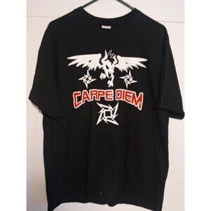 Gildan Carpe diem Live Win Dare Fail  T Shirt for Men Size XL